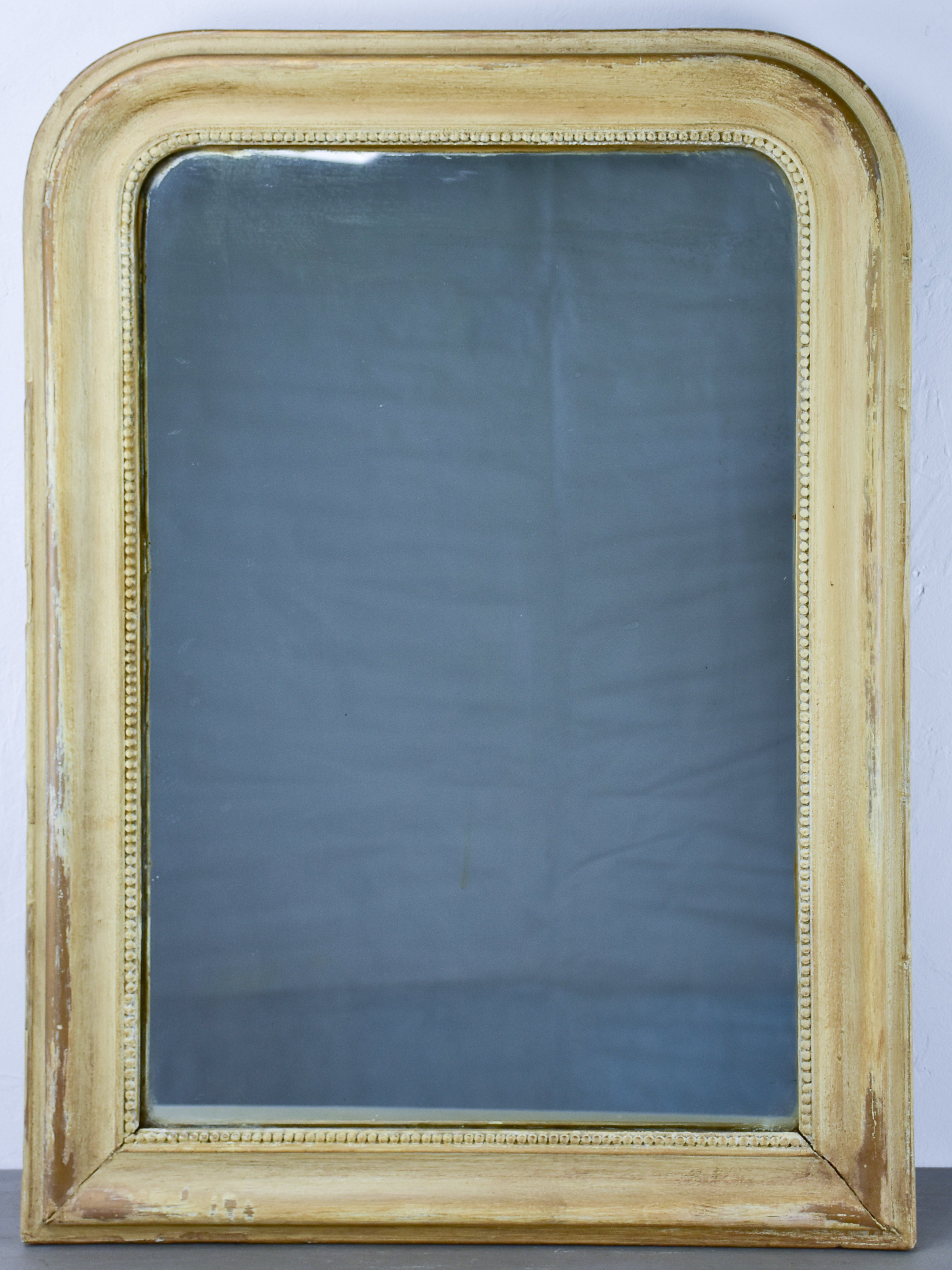 Painted antique French Louis Philippe mirror