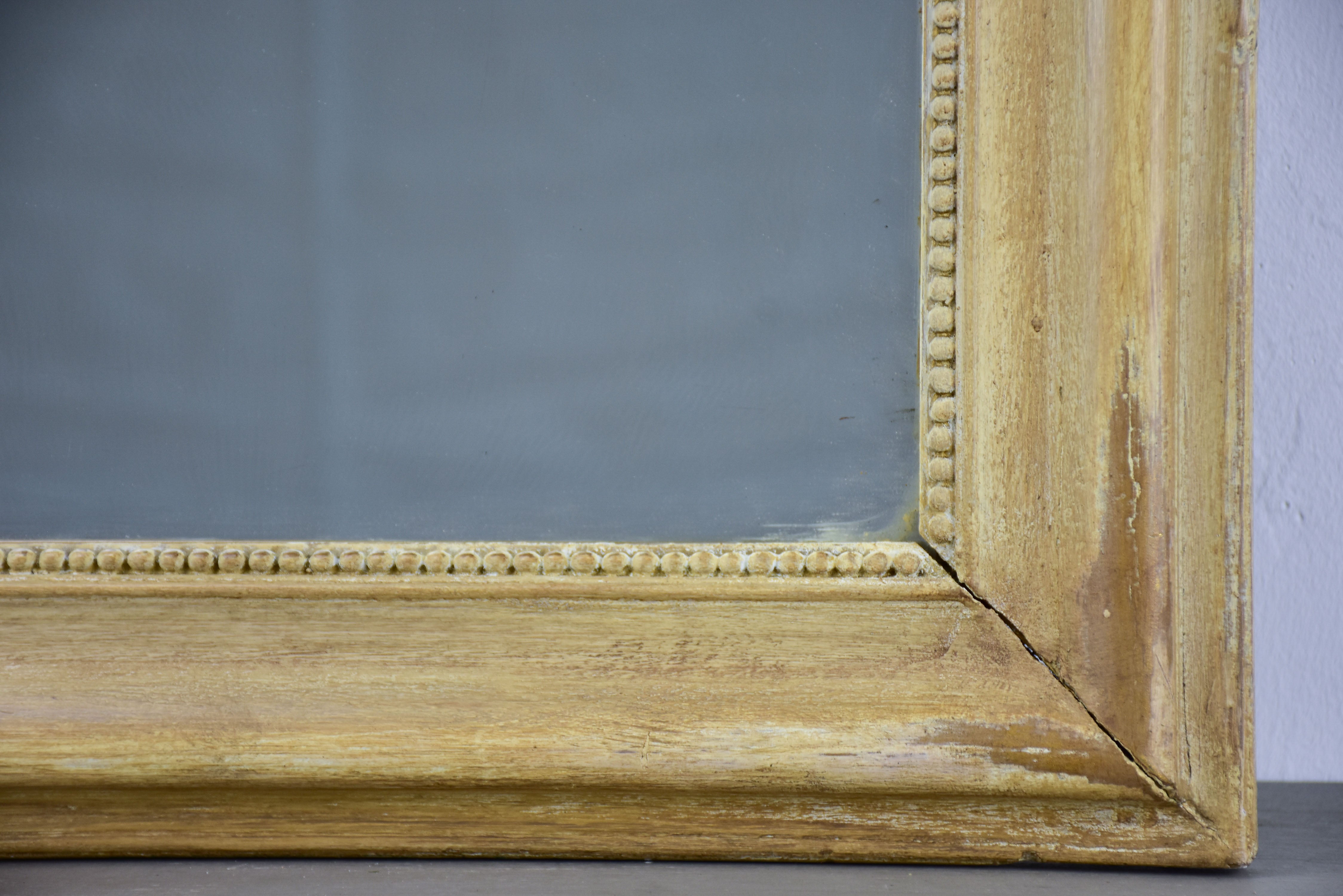 Painted antique French Louis Philippe mirror