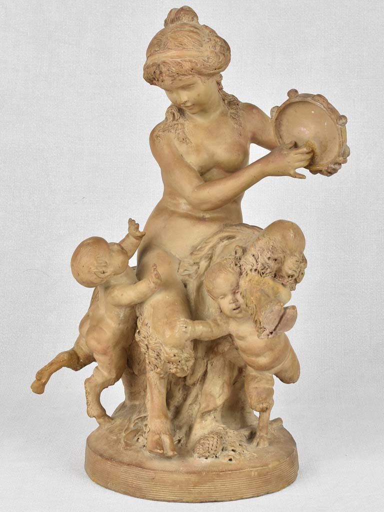 Antique terracotta statuette from the Clodion Atelier 17¾"
