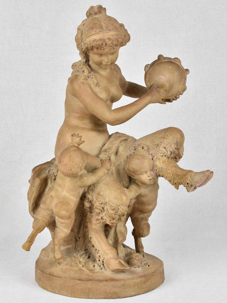 Antique terracotta statuette from the Clodion Atelier 17¾"