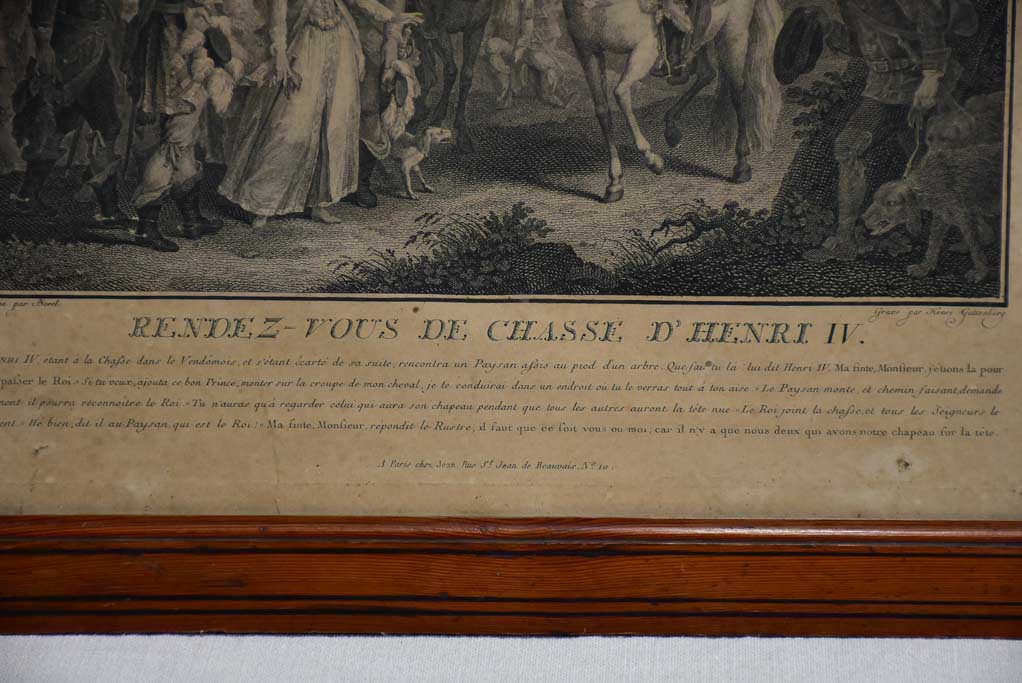 Rendez-vous de chasse d'Henri IV Art