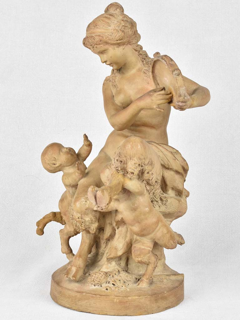 Antique terracotta statuette from the Clodion Atelier 17¾"