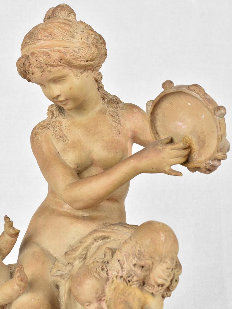 Antique terracotta statuette from the Clodion Atelier 17¾"