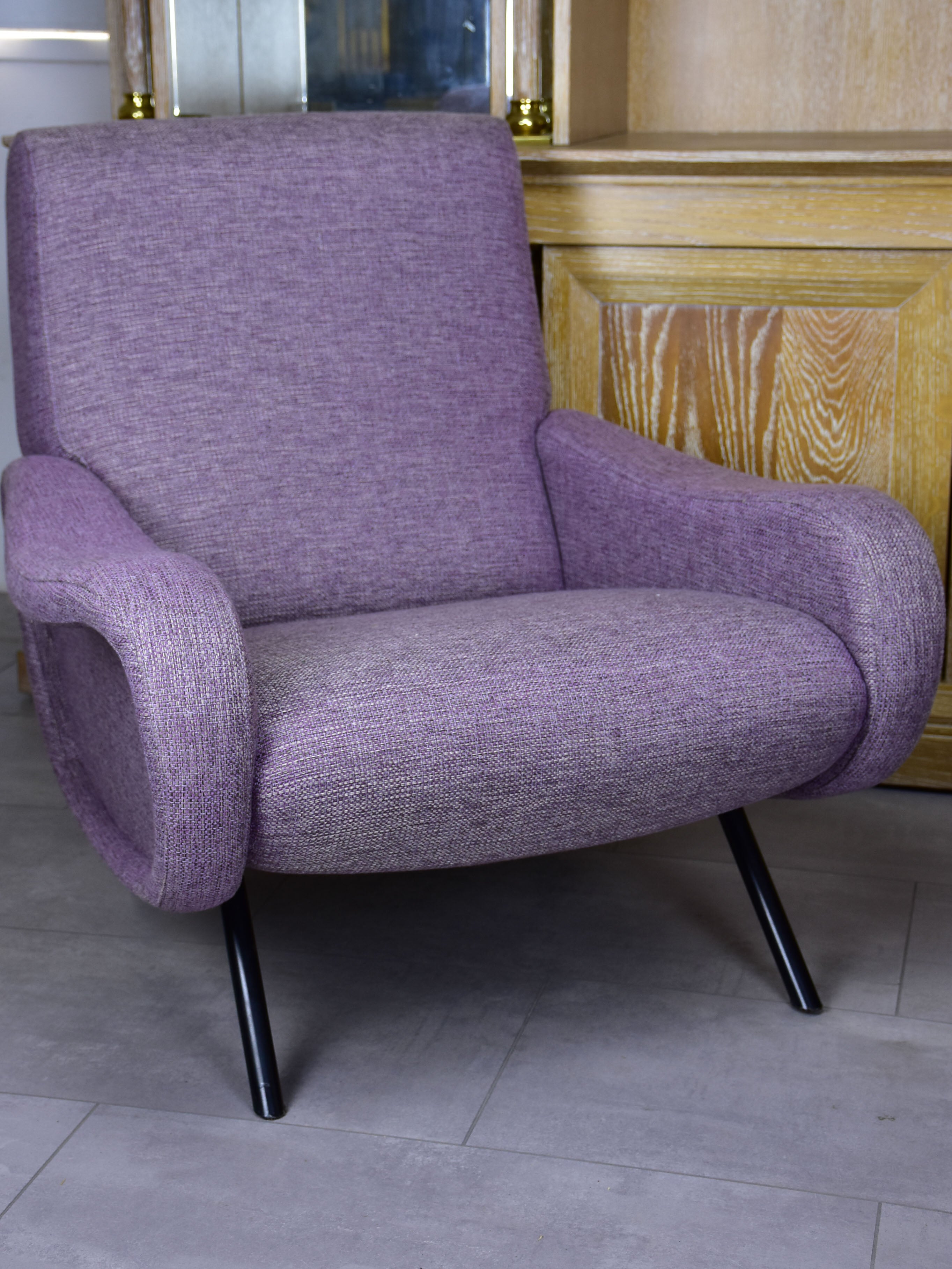 Pair of armchairs in the style of Zanuso