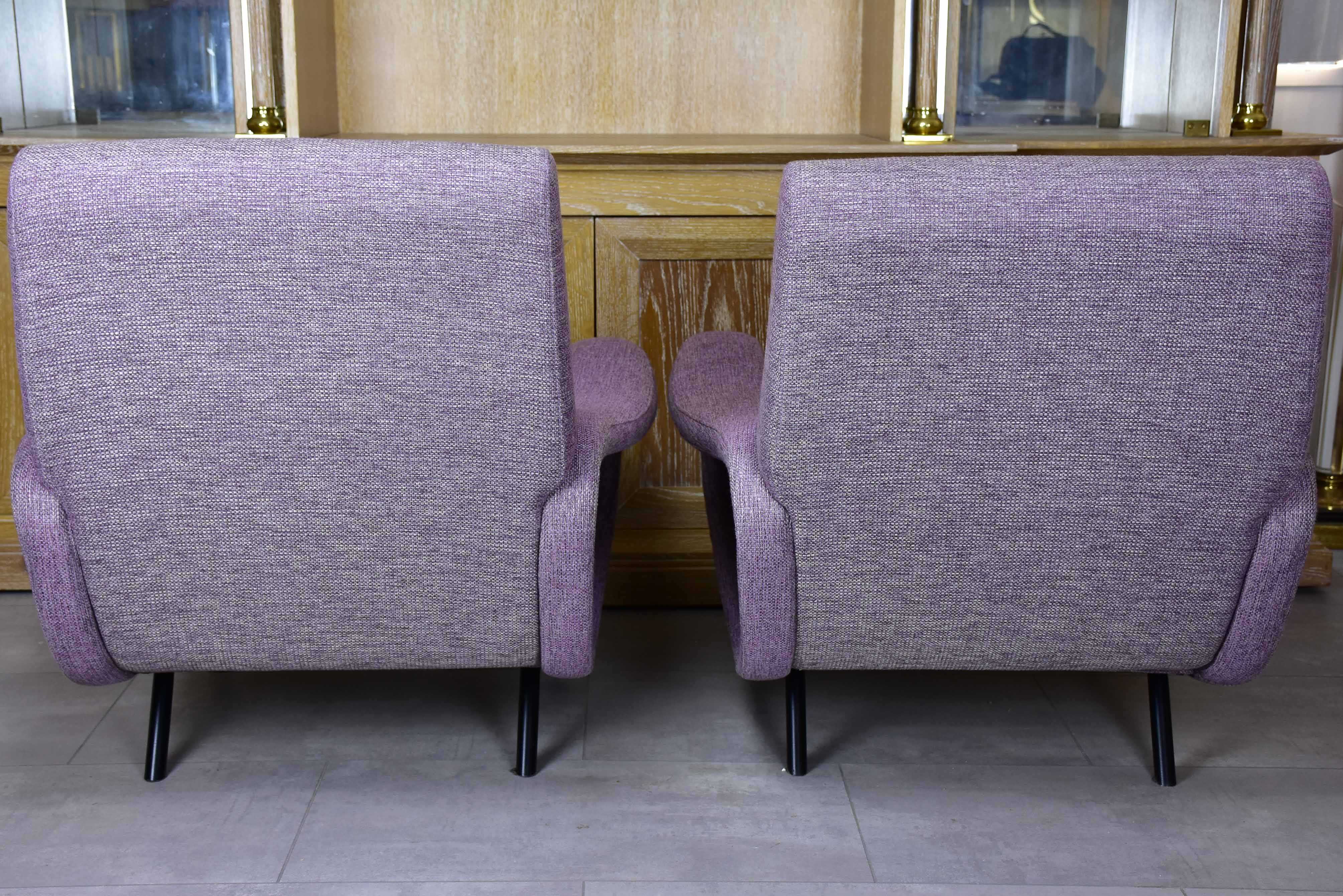 Pair of armchairs in the style of Zanuso