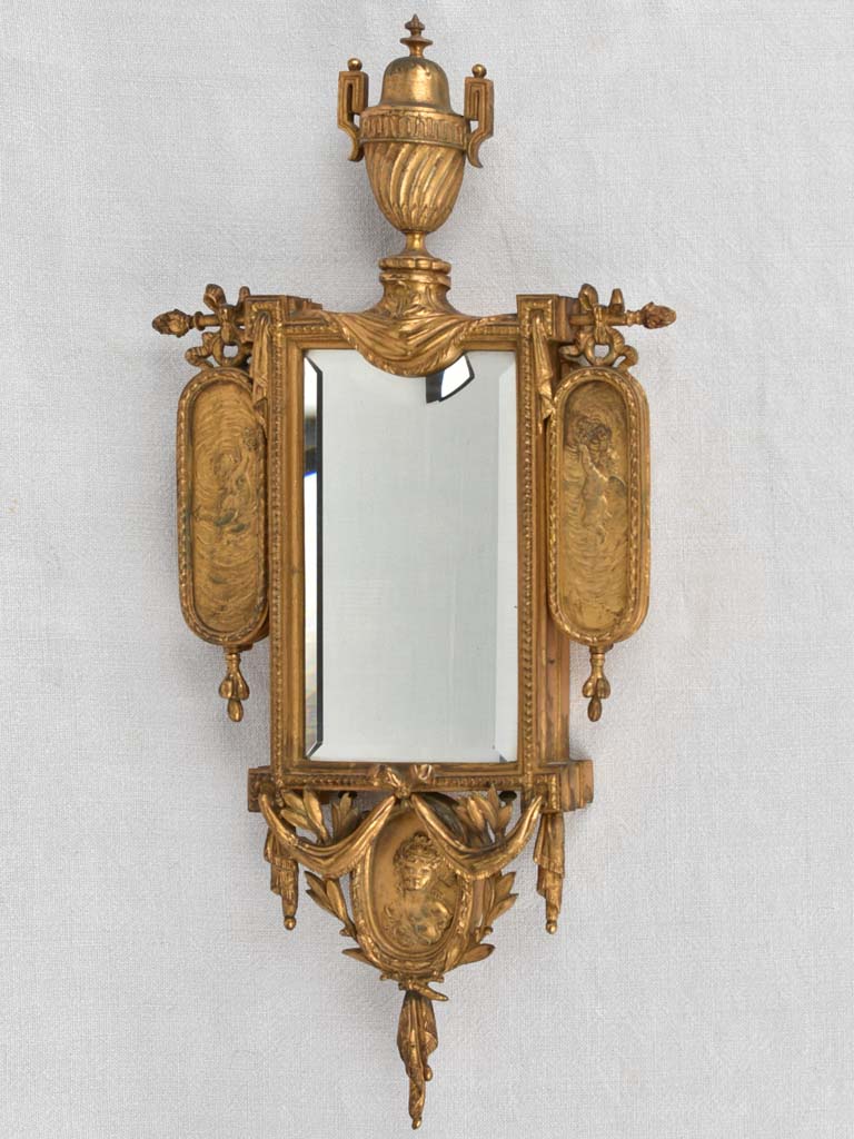 Small Directoire mirror from the early 19th century 11" x 21¾"