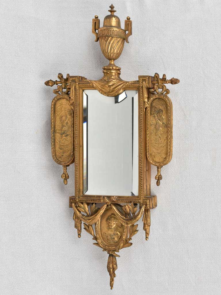 Small Directoire mirror from the early 19th century 11" x 21¾"