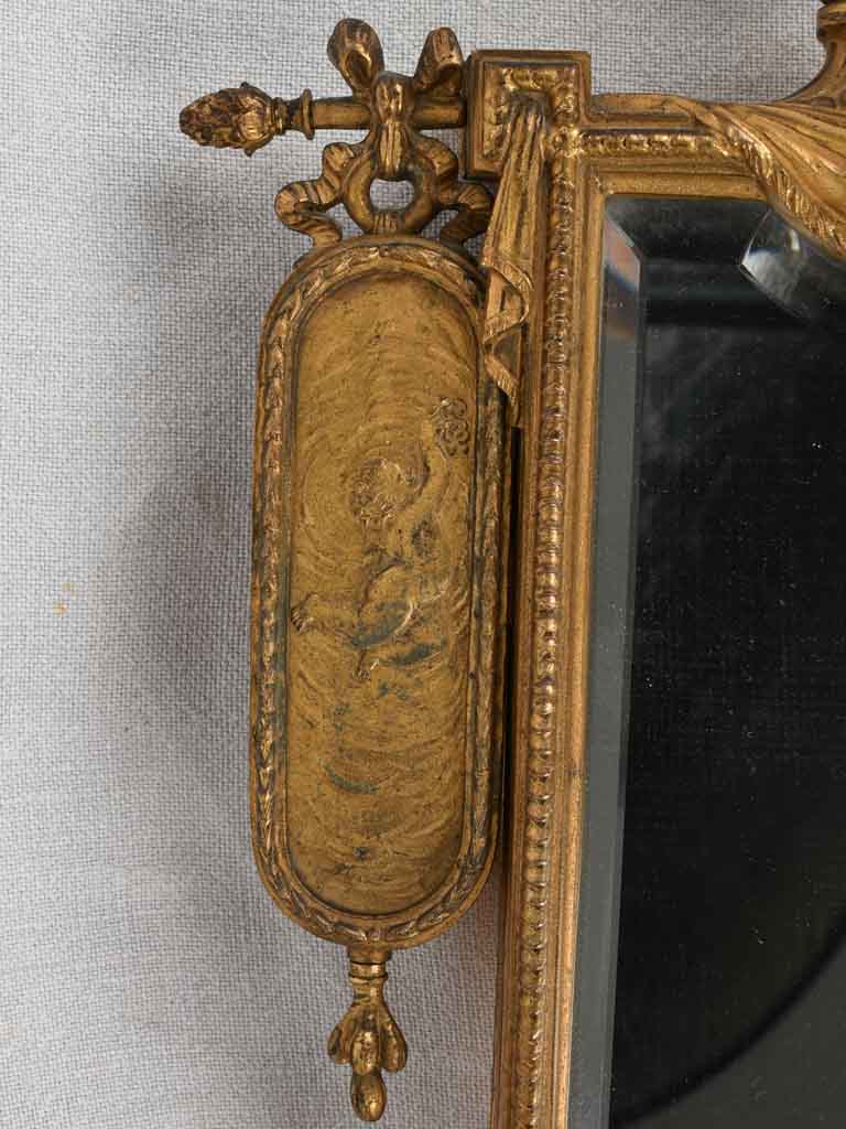 Small Directoire mirror from the early 19th century 11" x 21¾"