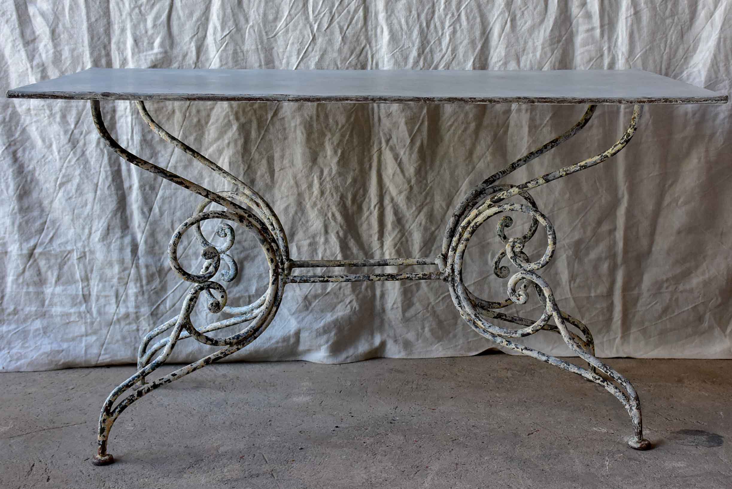 Antique French garden table - rectangular