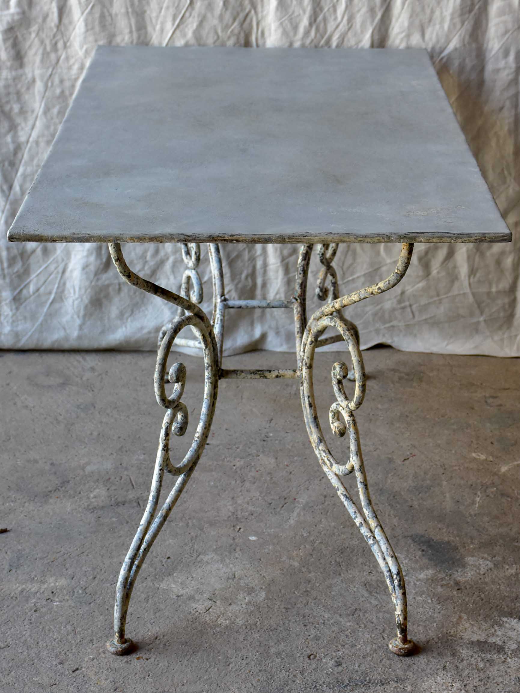 Antique French garden table - rectangular
