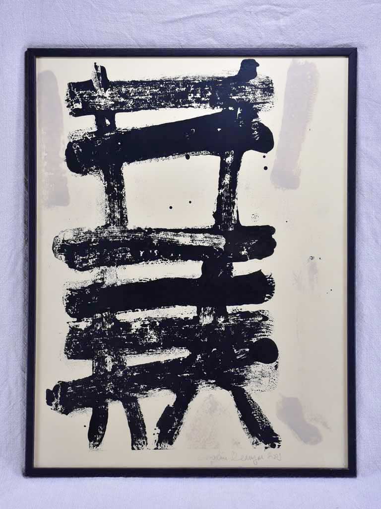 Charcoal black chair by Beauzon