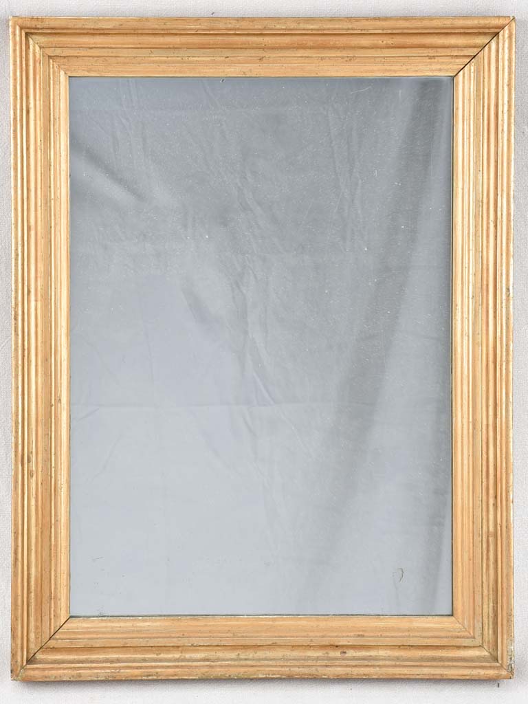 Antique rectangular French mirror 26¾" x 20½"