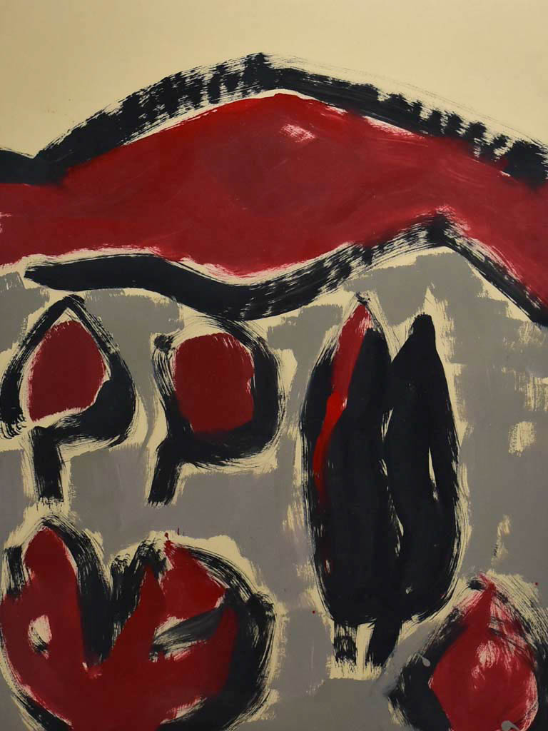 Landscape in Provence - oil on paper - Caroline Beauzon 20½" x 26½"