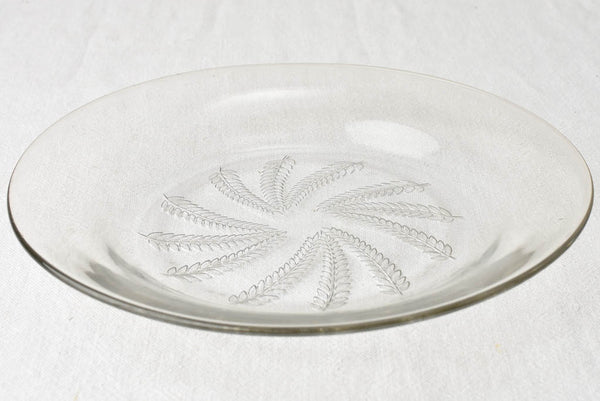 Antique 1930's Lalique Crystal Plate Collection