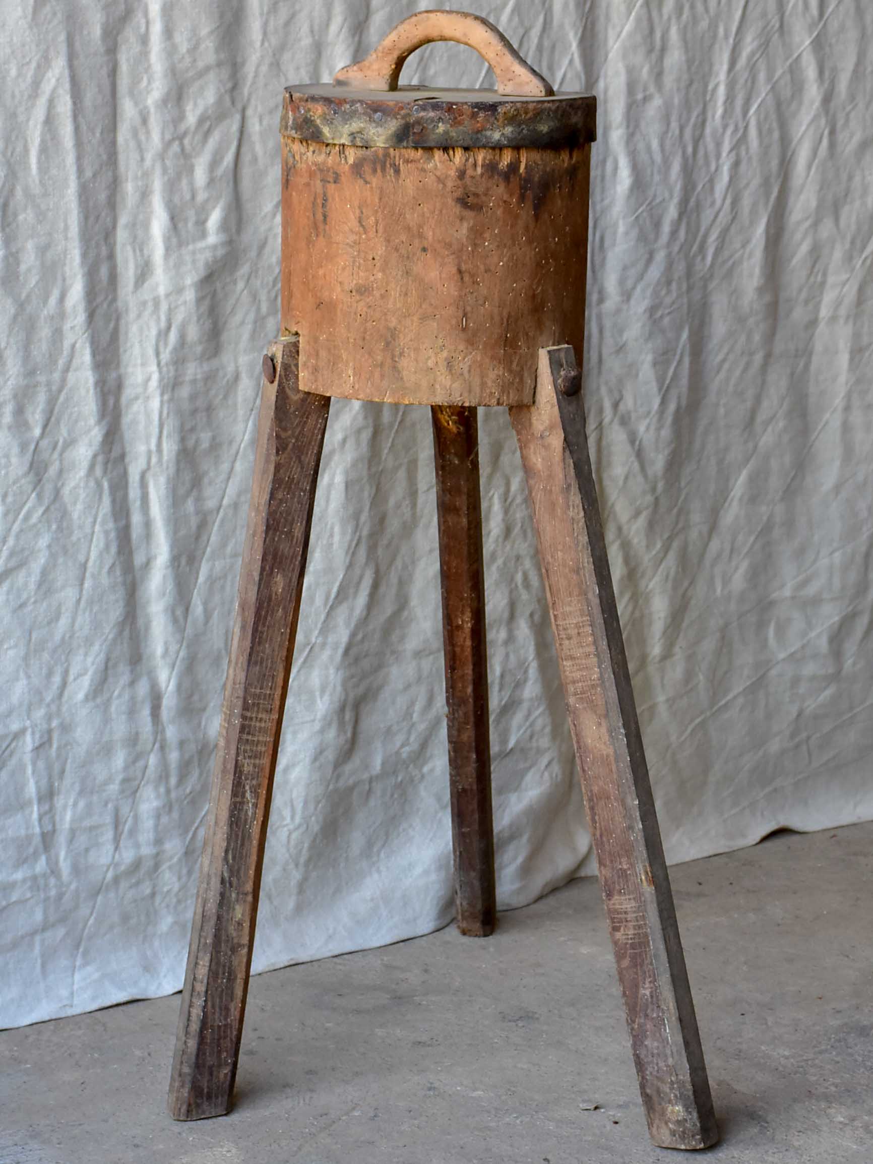 Antique French butcher's table - 1 of 2