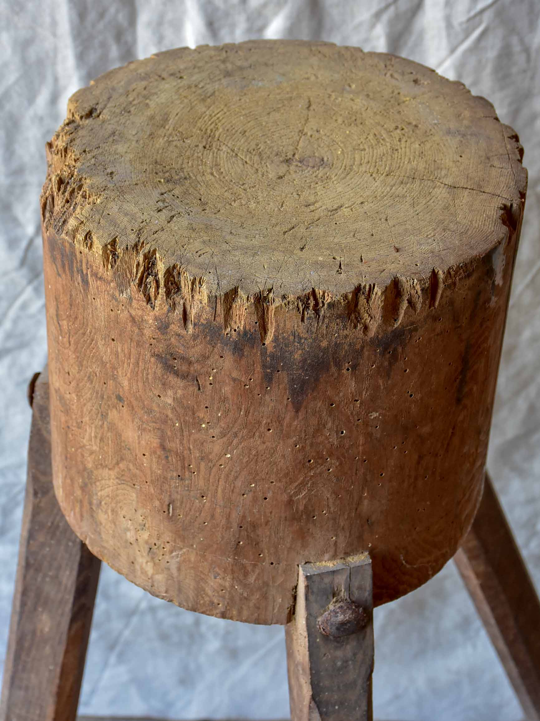 Antique French butcher's table - 1 of 2