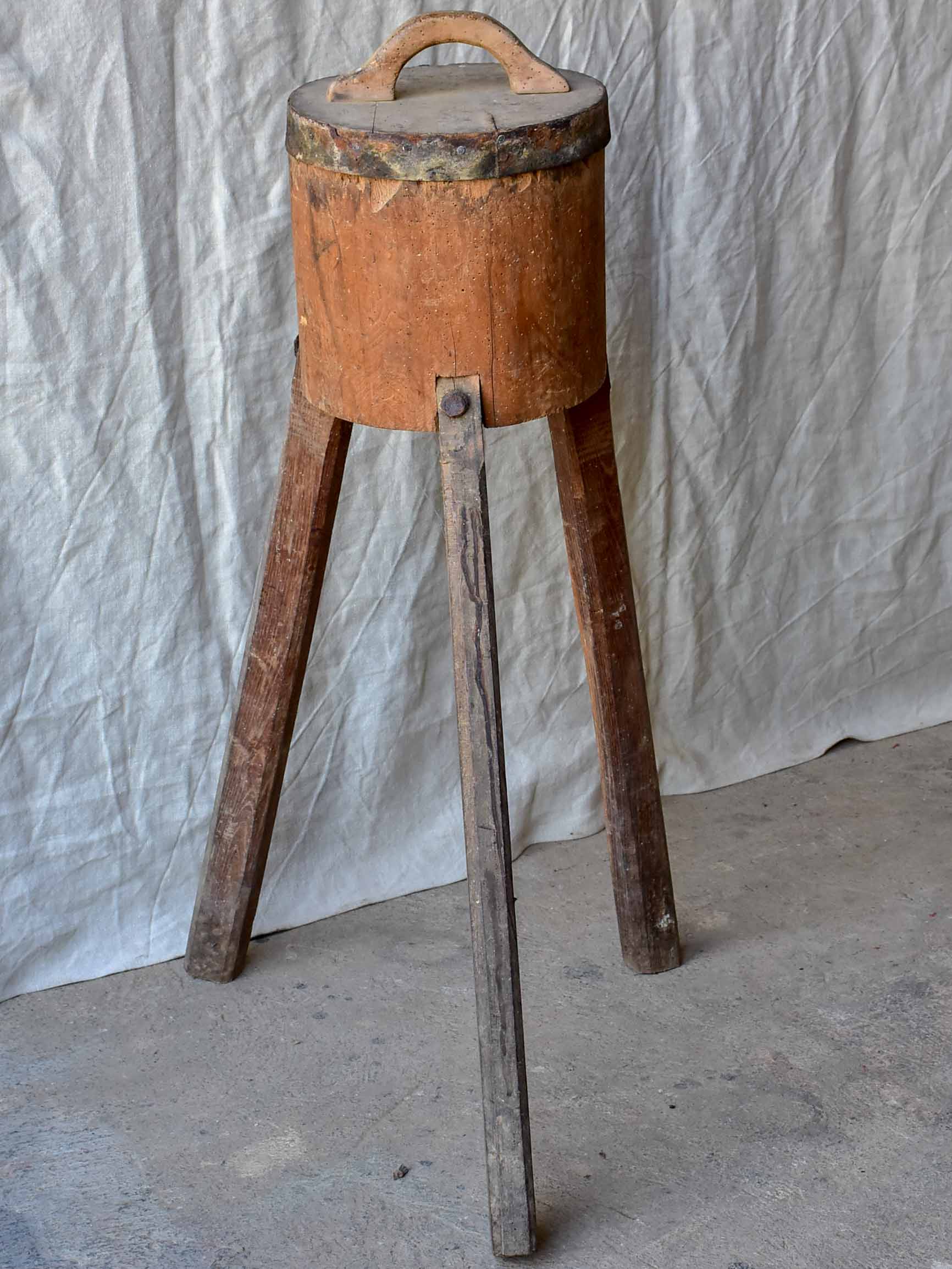 Antique French butcher's table - 1 of 2