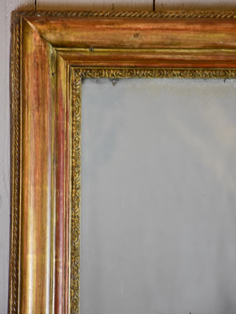 Early 19th Century French gilt mirror 38½" x 43¼"