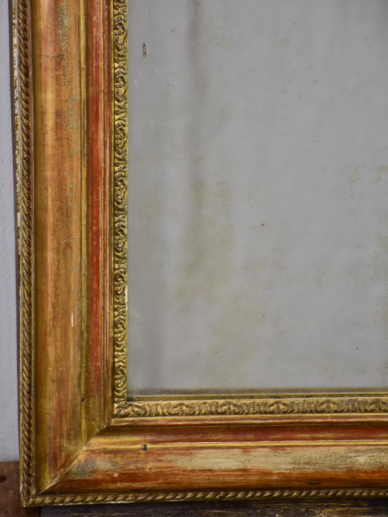Early 19th Century French gilt mirror 38½" x 43¼"