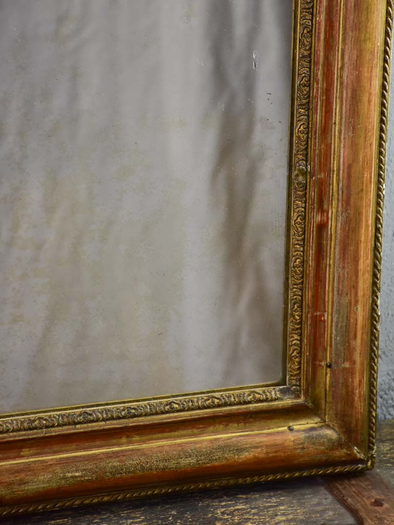 Early 19th Century French gilt mirror 38½" x 43¼"