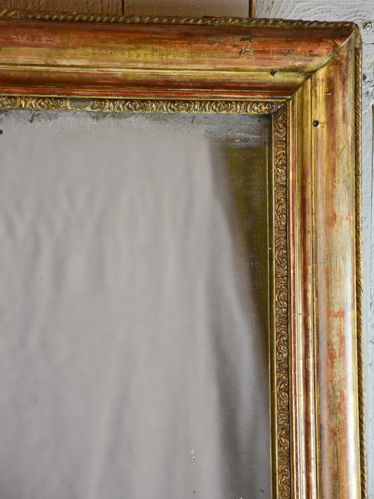 Early 19th Century French gilt mirror 38½" x 43¼"