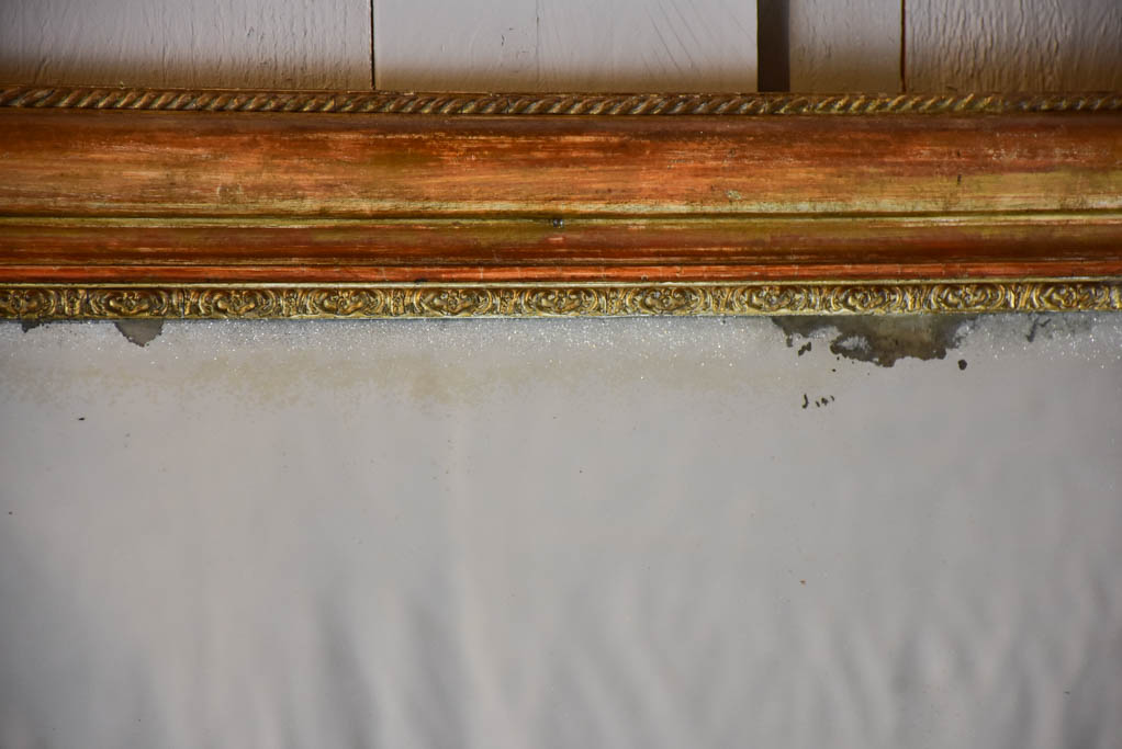 Early 19th Century French gilt mirror 38½" x 43¼"