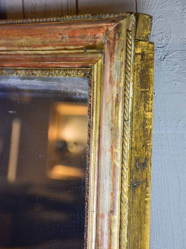 Early 19th Century French gilt mirror 38½" x 43¼"