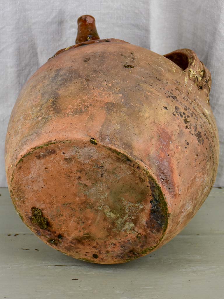 Late 19th Century French terracotta water cruche