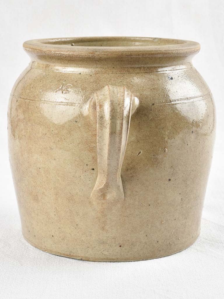 Antique French crock pot