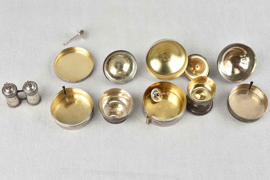 6 silver religious Ciboria- for serving Holy communion