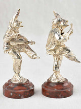 Rare Find Vintage Bronze and Marble Figures