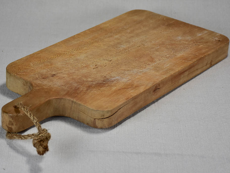 Antique French cutting board with rounded edges 19¾" x 9"