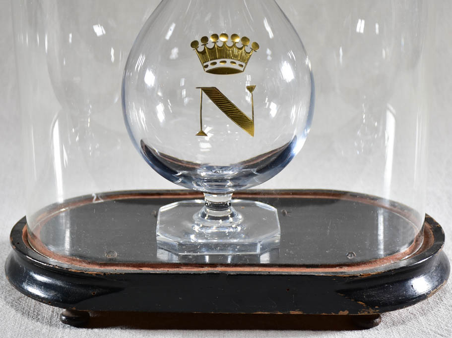 Napoleon III carafe in a glass dome