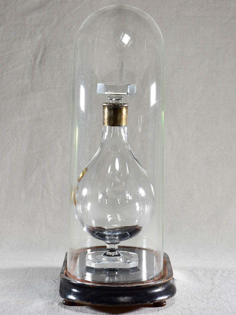 Napoleon III carafe in a glass dome