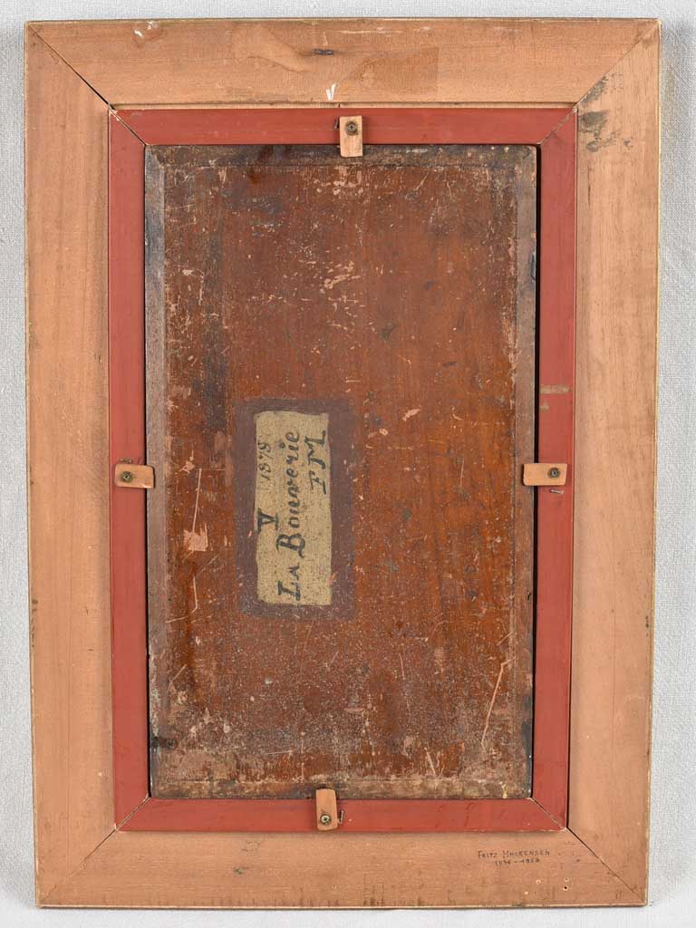 Authentic Mackensen oil on board