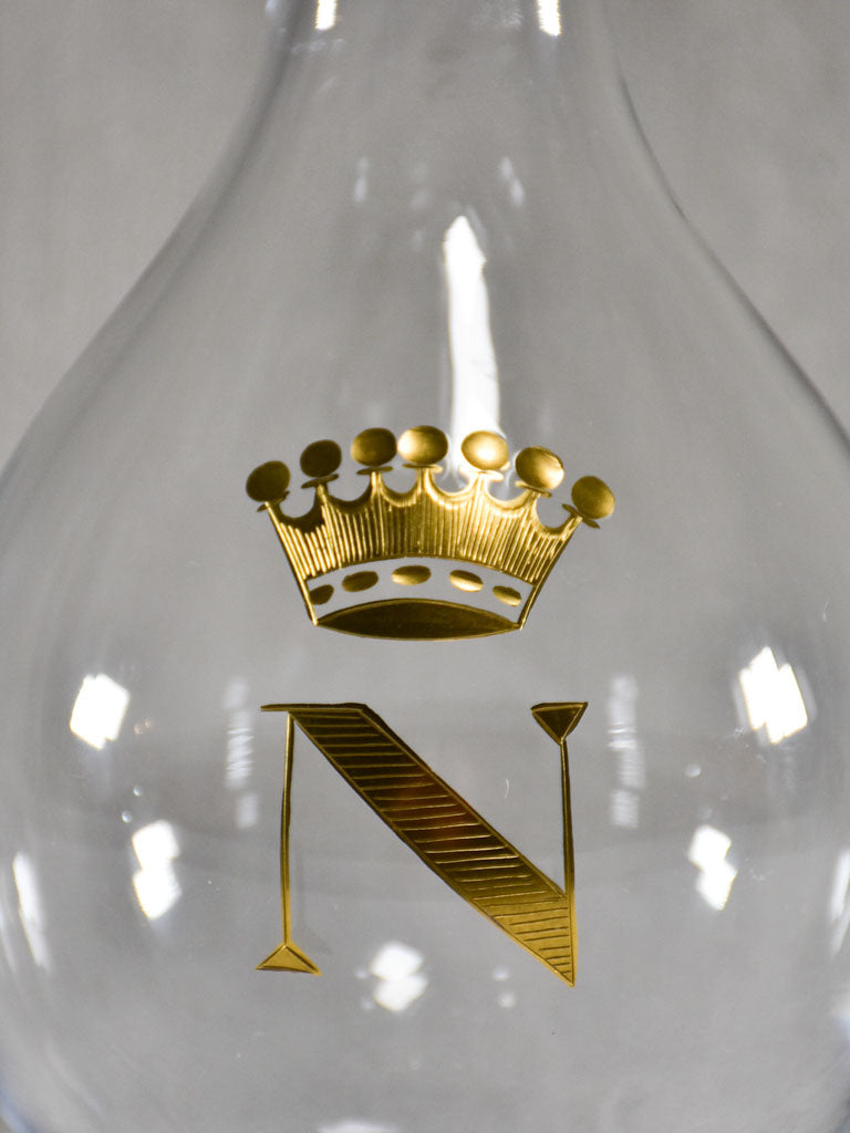 Napoleon III carafe in a glass dome