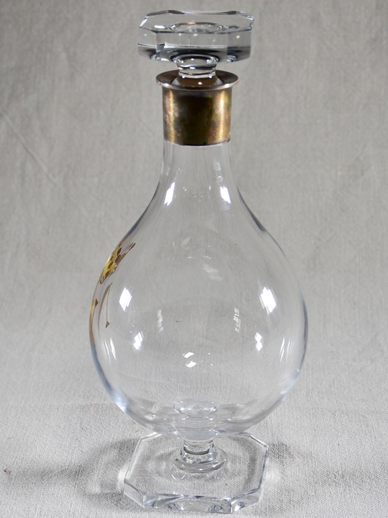Napoleon III carafe in a glass dome