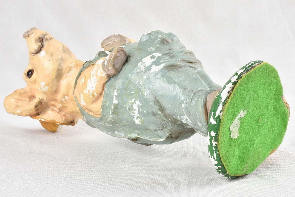 Historical 1940s Pig Farmer Figurine