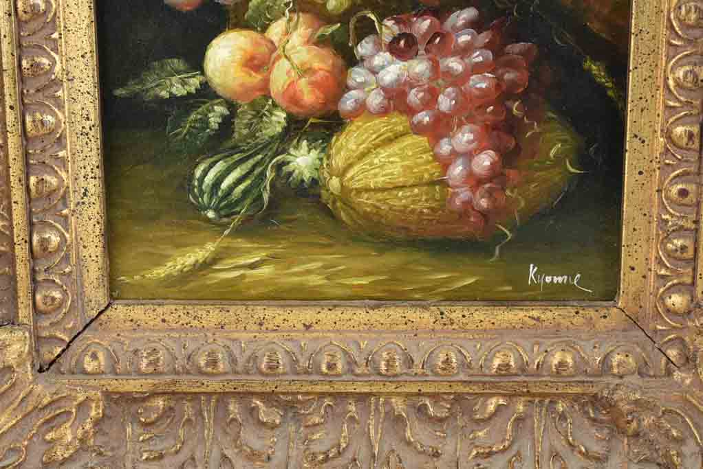 Charming, vintage wooden framed painting