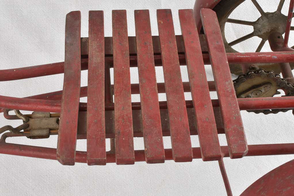 Vintage red tricycle