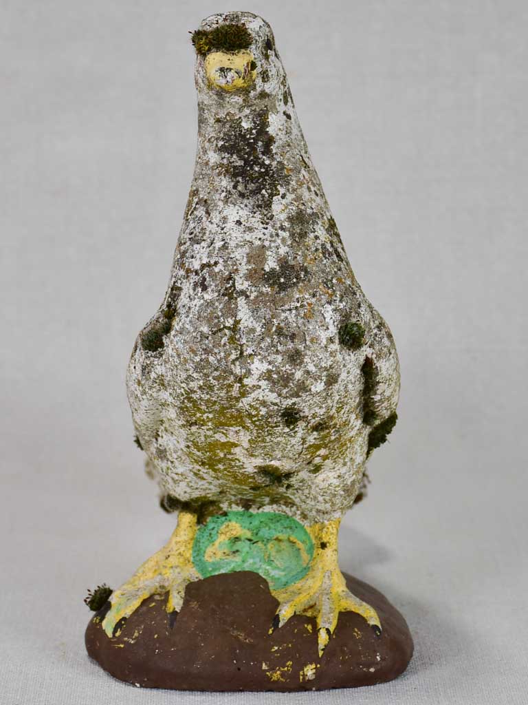 1950's garden ornament of a fantail pigeon