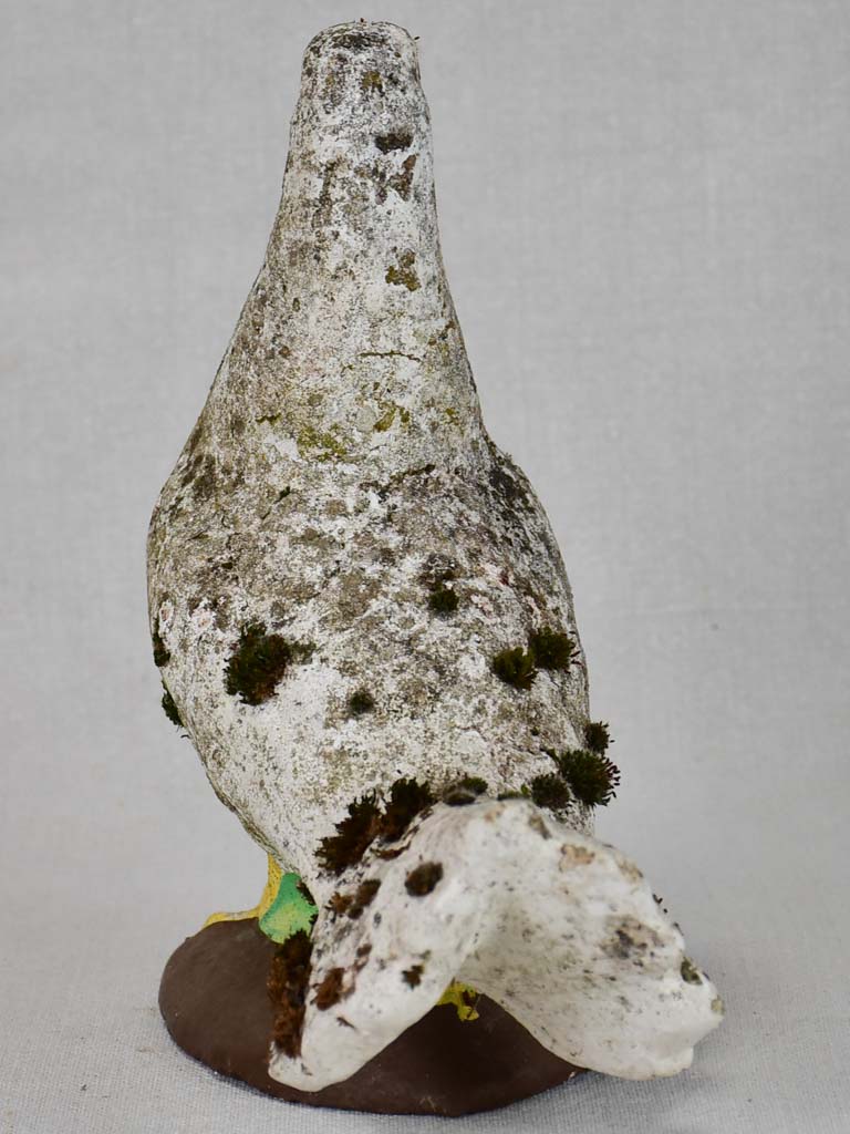 1950's garden ornament of a fantail pigeon