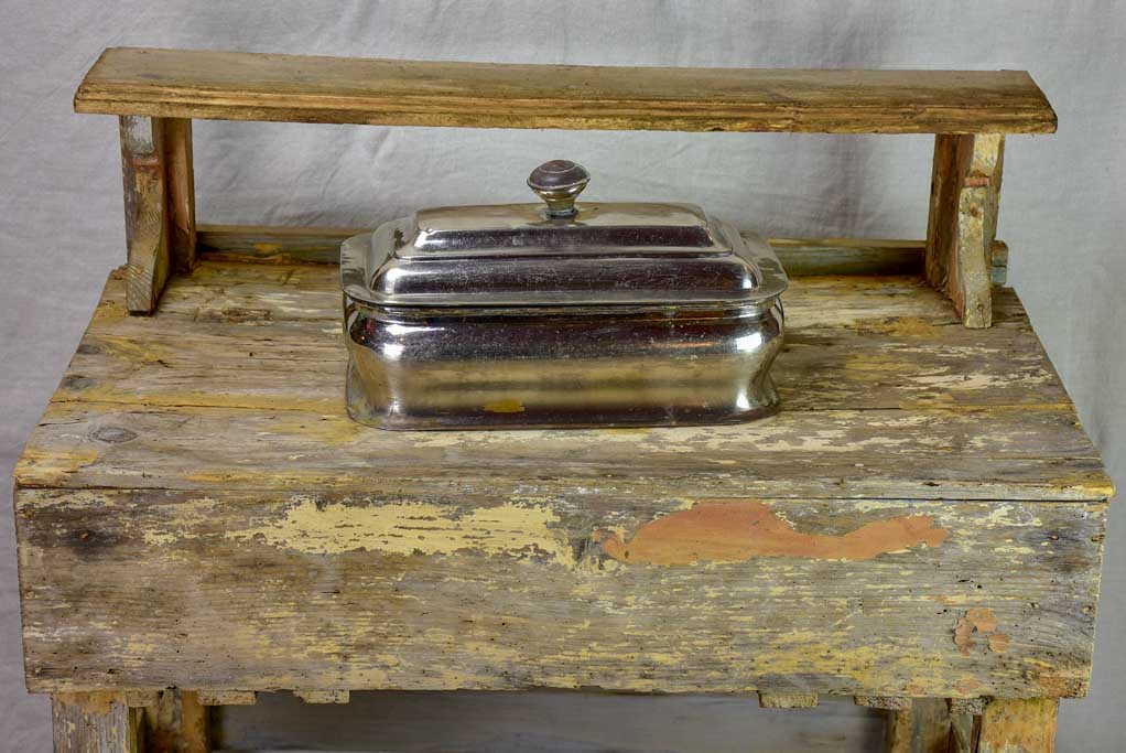 Rustic French florist table from the 1900's