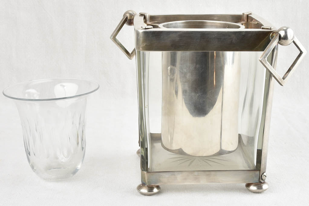 French Birthday-Themed Crystal Champagne Bucket