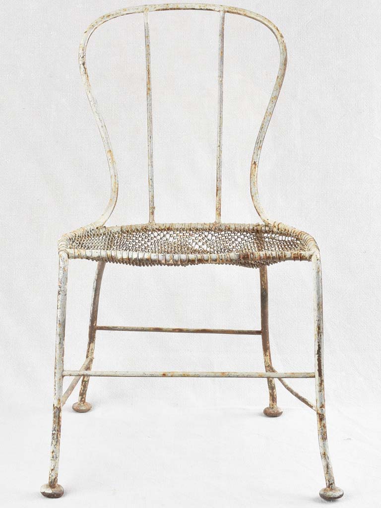 Antique child's garden chair - metal