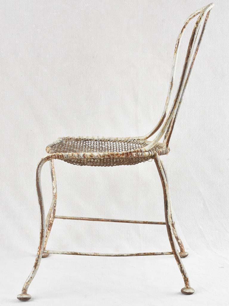 Antique child's garden chair - metal