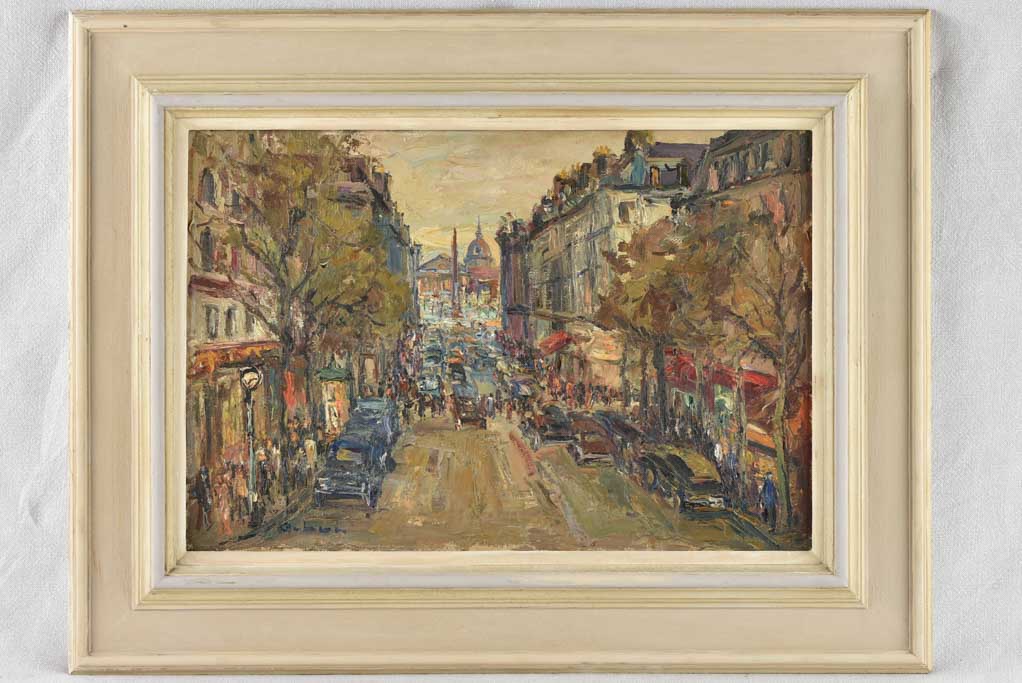 Rue Royale Paris painting 1960s - 24¾" x 32¼"