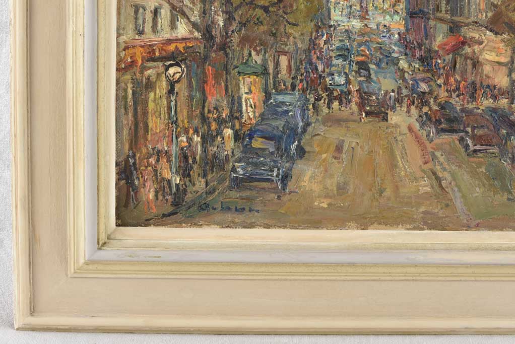 Rue Royale Paris painting 1960s - 24¾" x 32¼"