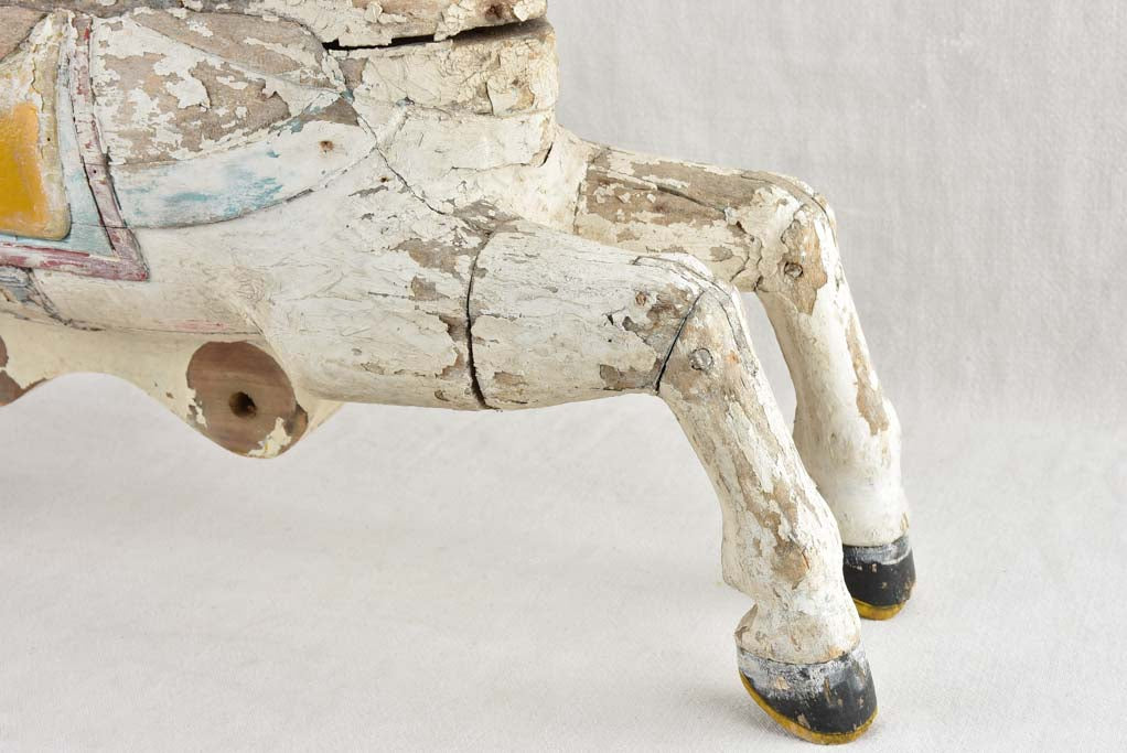 Charming Beechwood Carousel Horse than