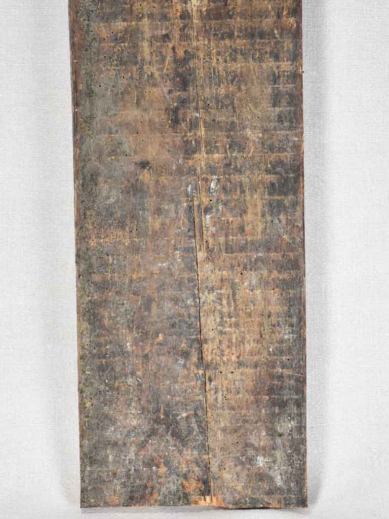 Long antique French cutting board from a boulangerie 40¼"